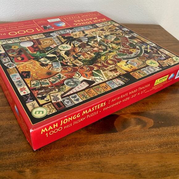 SunsOut Mah Jongg Masters 1000 pc Jigsaw Puzzle - Picture 4 of 5